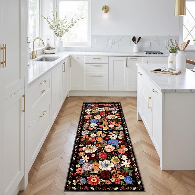 Rug for Hallways Kitchen Rug 3x7, Non Slip Washable Rugs - Image 4