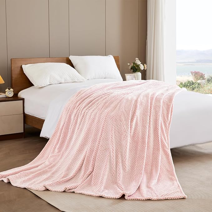 Exclusivo Mezcla Fleece Throw Blanket Extra Large, Super Soft and Warm Blankets - Image 4