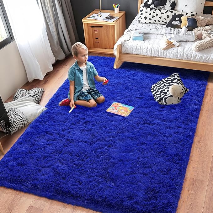 Rugs for Living Room 9x12, Soft Shaggy Modern Shag Area Rug for Bedroom - Image 8
