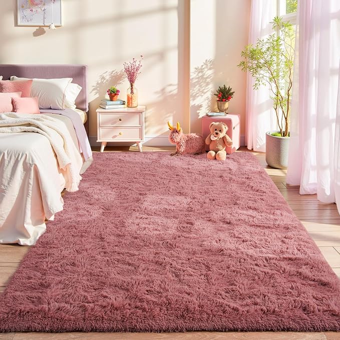 LOCHAS Ultra Soft Indoor Modern Area Rugs Fluffy Living Room Carpets - Image 2
