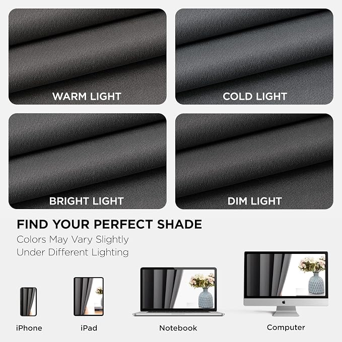 Joydeco Blackout Curtains 95 Inch Length 2 Panels Set, Thermal Insulated Long - Image 7