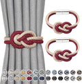 NICEEC 2 Pack Mini Magnetic Curtain Tiebacks Nordic Simple Style Drape Tie by NICEEC