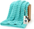 Bedsure GentleSoft Blue Throw Blanket by BEDSURE