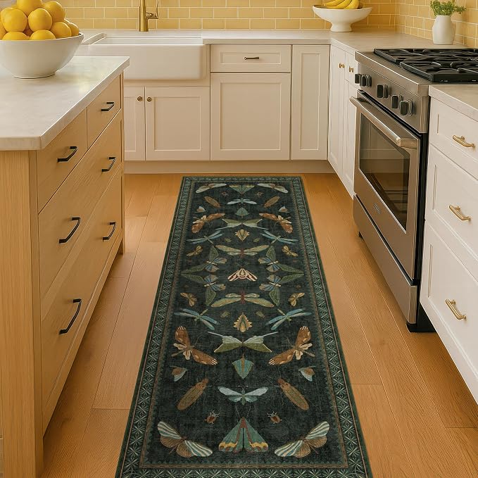 Hazo Haus Washable Insect 2x6 Runner Rug - Image 3