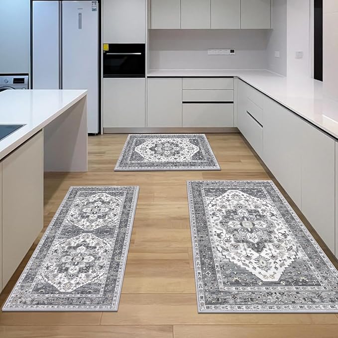 HEBE Boho Kitchen Rug Sets 3 Piece - Image 7