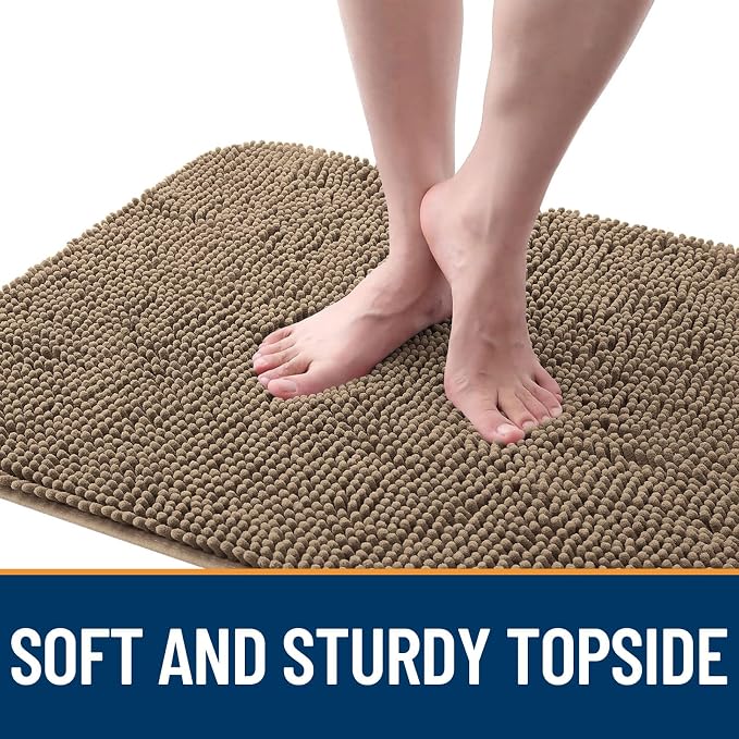 OLANLY Dog Door Mat for Muddy Paws 59x35, Absorbs Moisture and Dirt, Absorbent - Image 4