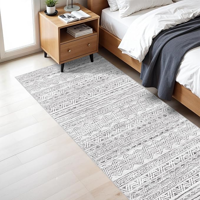3x7 Washable Hallway Runner Rug - Image 5