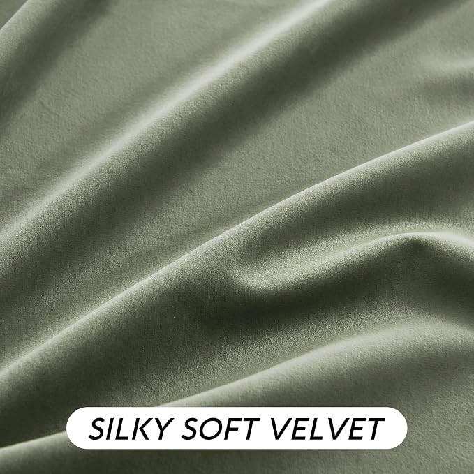 RYB HOME Extra Long Velvet Curtains 120 inches Long, High Ceiling Curtains - Image 4