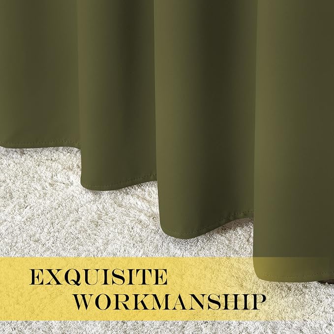 NICETOWN Room Darkening 66 inch Curtains - Image 5