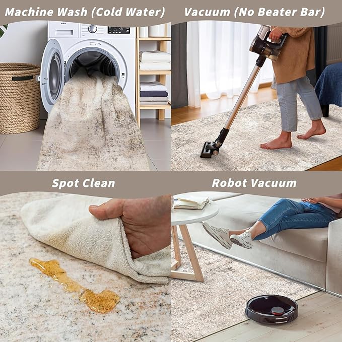2x10 Washable Hallway Runner Rug – Non-Slip Long Carpet Runner - Image 7