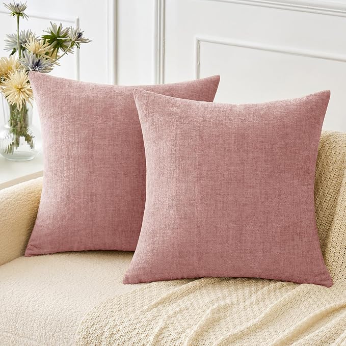MIULEE Pack of 2 Couch Valentines Throw Pillow Covers 20x20 Inch Soft Spring by MIULEE