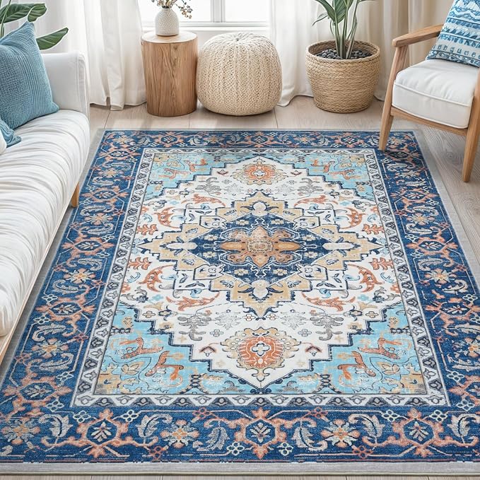 Lofus 5x7 Area Rugs for Living Room, Washable Area Rug, Rugs for Bedroom by Lofus