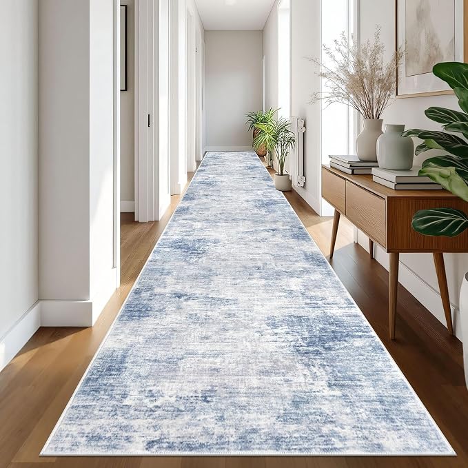 IOHOUZE Abstract Runner Rug 3x20 Ft Extra Long Washable Runners - Image 8