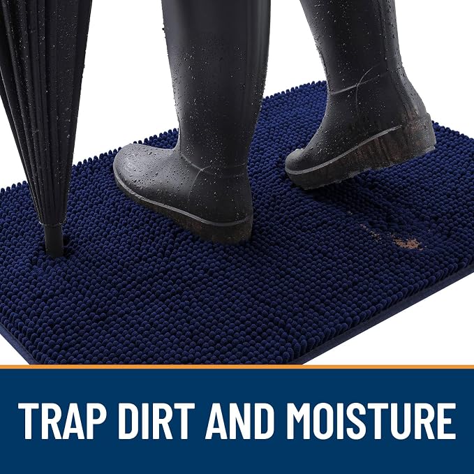 OLANLY Dog Door Mat for Muddy Paws 70x35, Absorbs Moisture and Dirt, Absorbent - Image 2