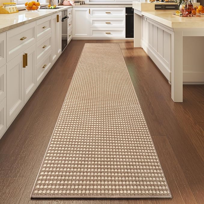 YDKGL 2x10 ft Hallway Runner Rug Extra Long Boho Woven Kitchen Runner Rugs Mat - Image 2