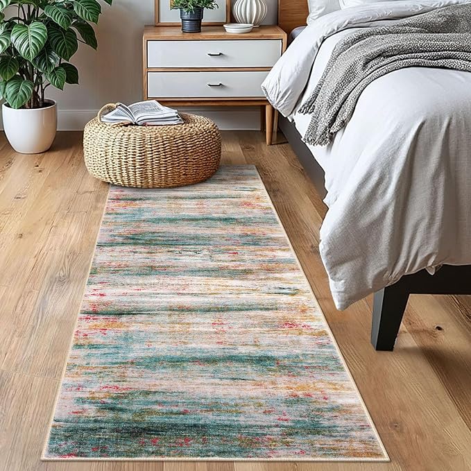KOZYFLY Modern Abstract Kitchen Runner Rug, 2x6 Washable Rug Runner Non-Slip - Image 7