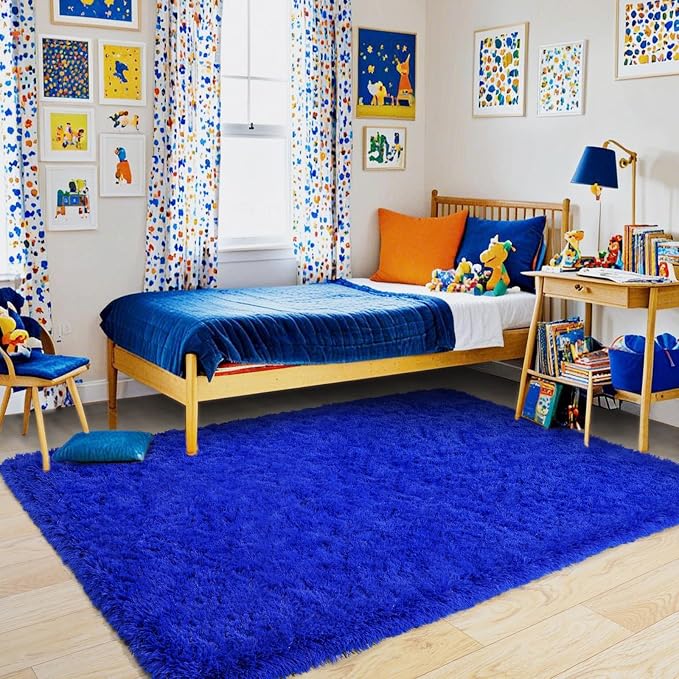 Pionblank Super Fluffy Area Rug by PIONBLANK