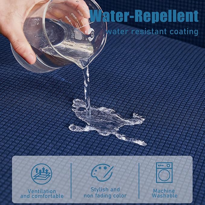 Water Repellent Sofa Seat Cushion Covers Stretch Furniture Protector Slip Covers - Image 3