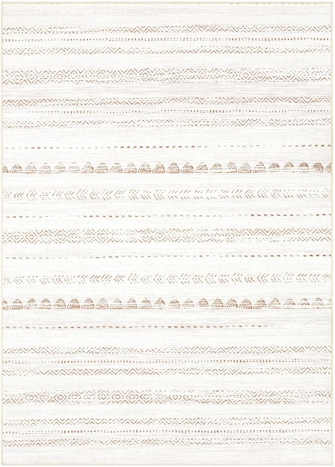 Nakagishi Area Rug Living Room Rugs: 6x10 Large Soft Machine Washable Boho - Image 9