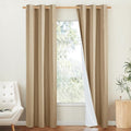 NICETOWN 100% Absolutely Blackout Linen Curtains by NICETOWN