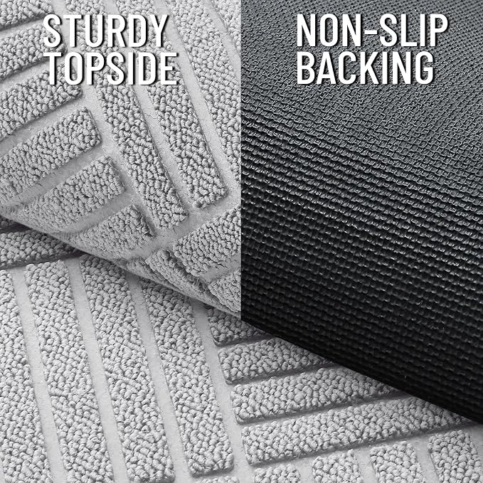 OLANLY Front Door Mat Outside Entrance 47x23, Waterproof Heavy-Duty Doormat | - Image 4