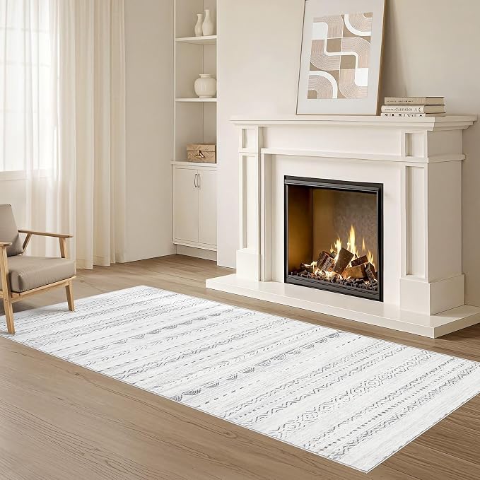 Nakagishi Runner Rug Kitchen Washable Rugs: 2x6 Non-Slip Boho Soft Modern Stain - Image 8