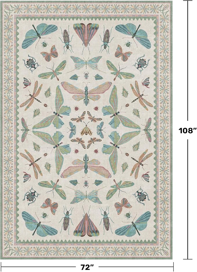 Hazo Haus Sage Green Rugs for Bedroom Under Bed - Image 2