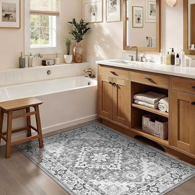 Lofus 3x5 Area Rugs for Living Room, Machine Washable Area Rug, Soft Small Rugs - Image 3