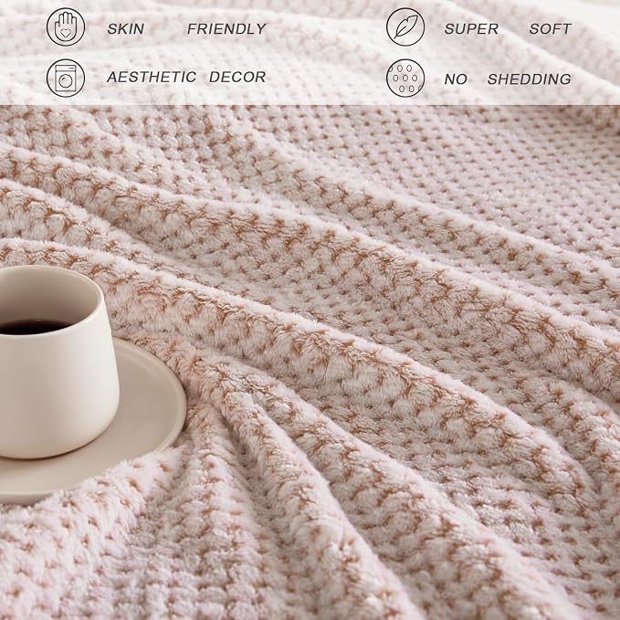 Exclusivo Mezcla Fleece Throw Blanket Extra Large, Super Soft and Warm Blankets - Image 3