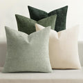 MIULEE Pack of 4 Couch Throw Pillow Covers 20x20 Inch Neutral Green Soft by MIULEE