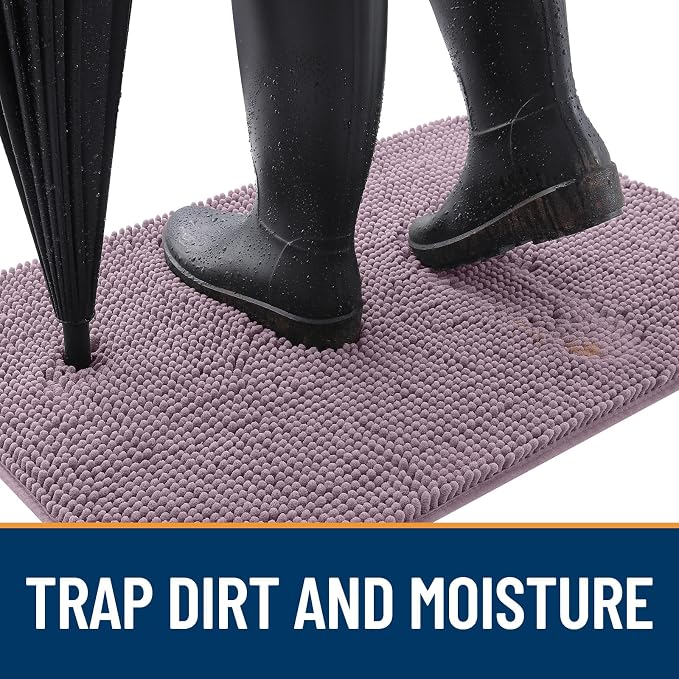 OLANLY Dog Door Mat for Muddy Paws 47x20, Absorbs Moisture and Dirt, Absorbent - Image 2