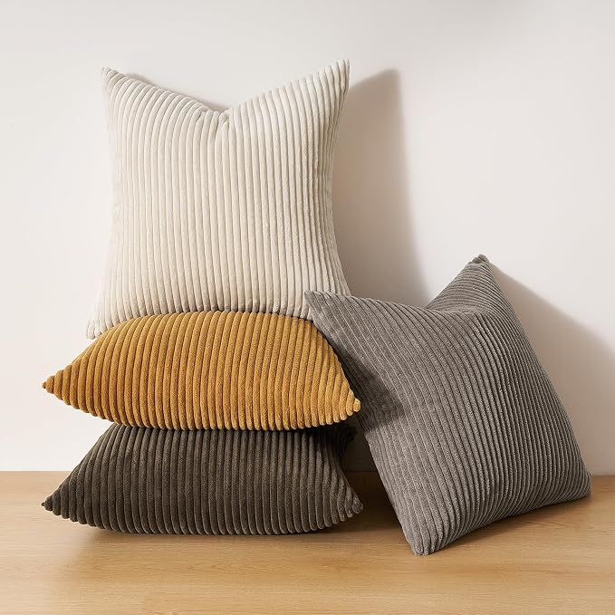 Topfinel Decorative Brown Throw Pillow Covers Cushion Cases - Image 5