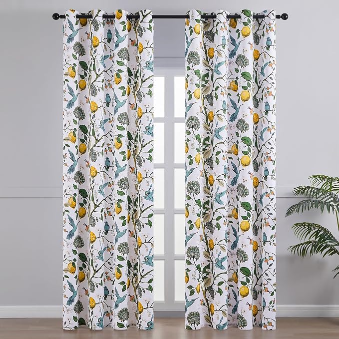 Topfinel 102 Inches Long White Luxury Curtains - Image 2