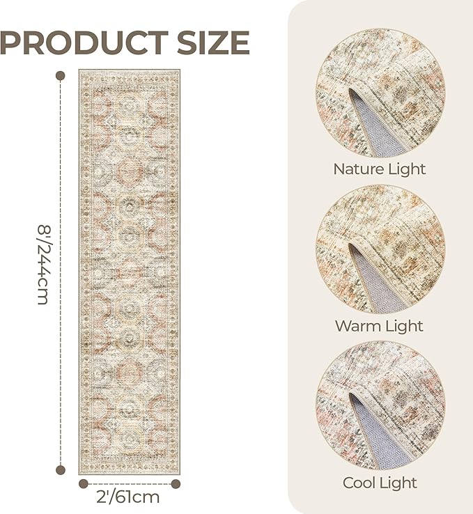 Rug Runners for Hallways Non Slip - Image 2