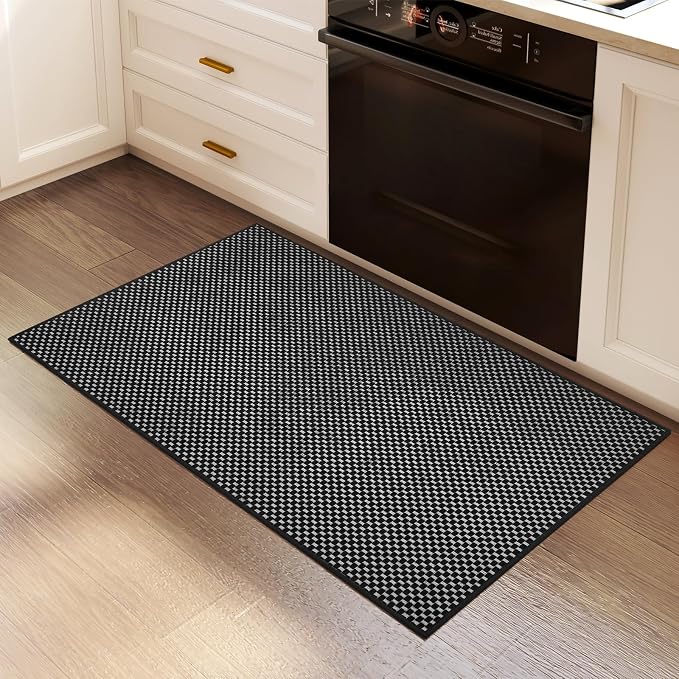 YDKGL 2x3 ft Indoor Door Mat Entryway Rug Non Slip Boho Woven Washable Small - Image 2