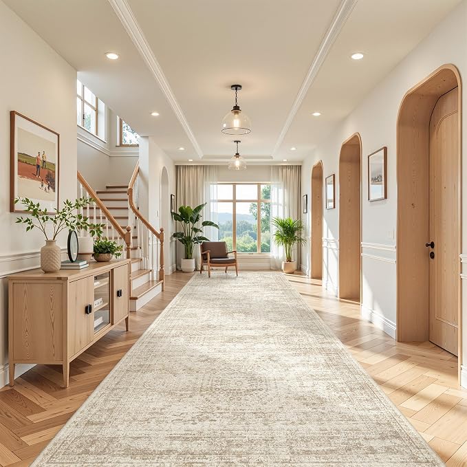 4x10 Runner Rug, Washable Hallway Runner Rug - Image 5
