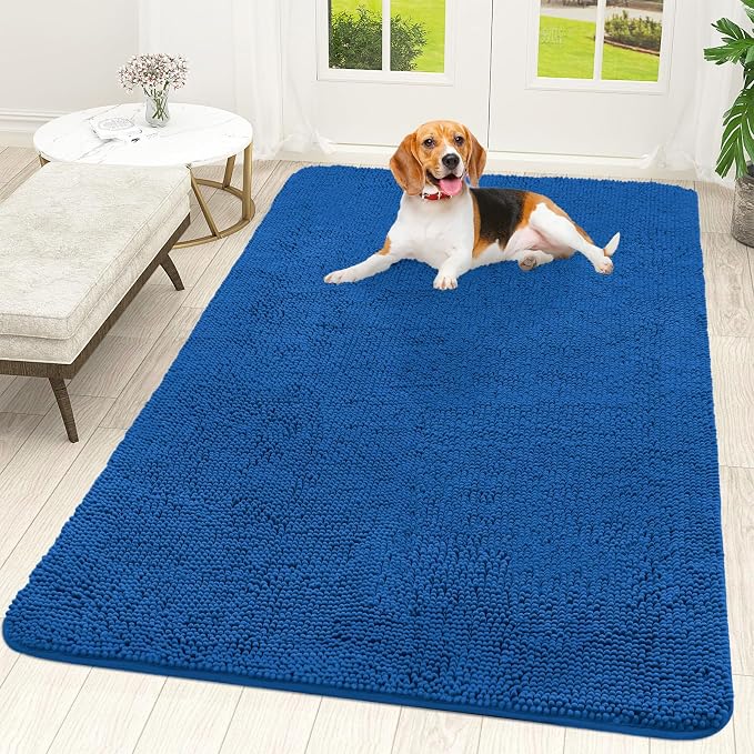 OLANLY Dog Door Mat for Muddy Paws 59x35, Absorbs Moisture and Dirt, Absorbent by OLANLY