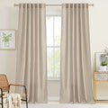 RYB HOME Linen Semi Sheer Curtains by RYBHOME