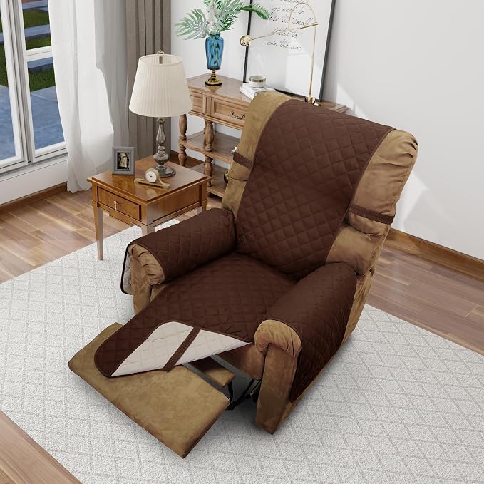 Recliner Chair Covers Reversible Sofa Cover Couch Cover by LuxshareHome