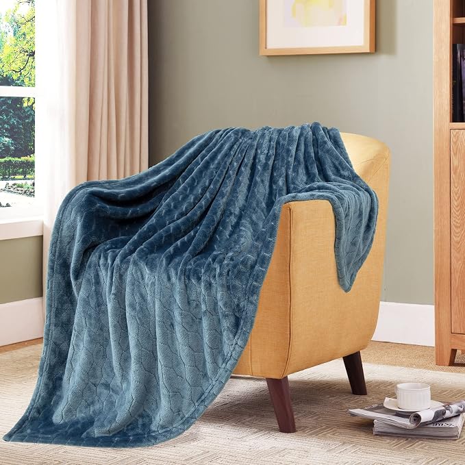 TOONOW Fleece Blanket Super Soft Plush Throw Blanket Twin Size 60" x 80" - Image 8
