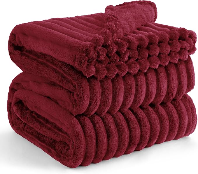 Bedsure GentleSoft Red Full Blanket - Image 7