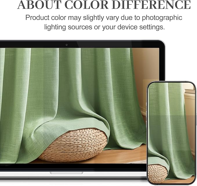 Sage Green Pinch Pleated Curtains 96 Inches Long - Image 9