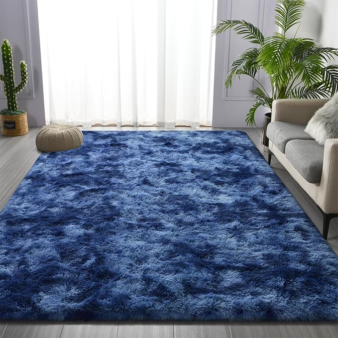 Deerhoo Large Shag Area Rugs 5 x 8, Plush Fuzzy Rugs - Image 2