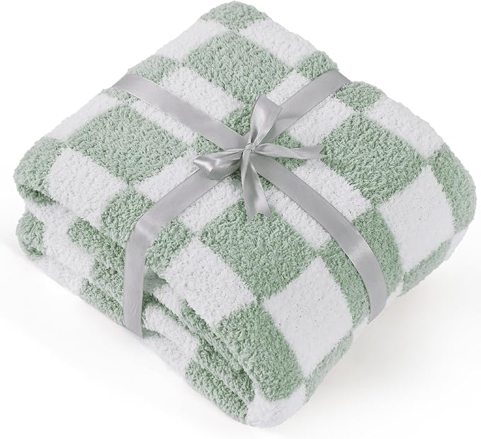 Bedsure GentleSoft Checkered Throw Blanket - Image 2