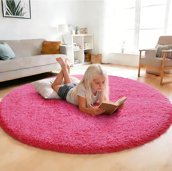 yulidayang Fluffy Round Area Rugs - Image 2