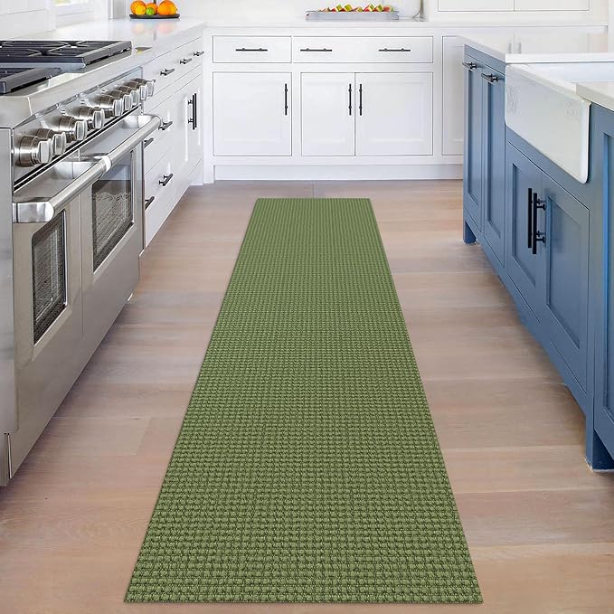 KOZYFLY Runners for Hallways 2x8 ft Washable Kitchen Runner Non Slip Rubber - Image 2