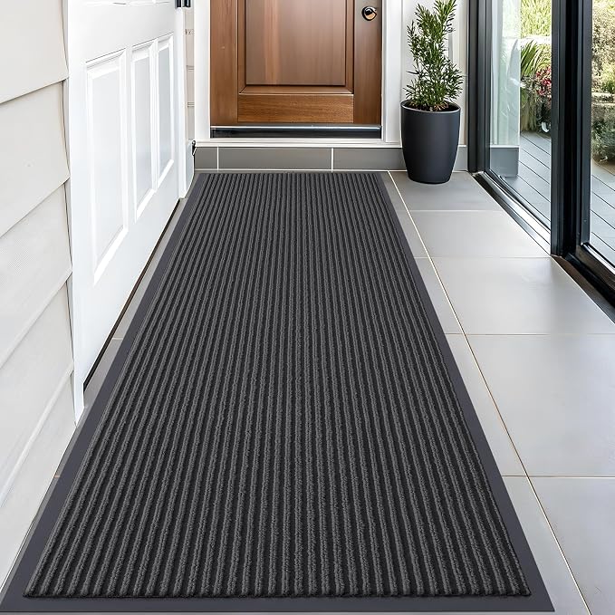 OLANLY Front Door Mat Indoor Outdoor Entrance, Waterproof Heavy Duty Doormat by OLANLY