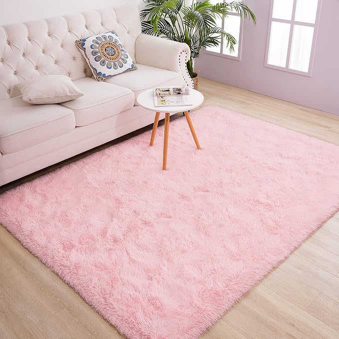Chicrug Soft Area Rugs for Bedroom Living Room Plush Fluffy Rug 4x6 Feet - Image 5
