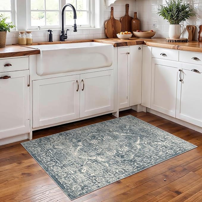 2x3 Entryway Area Rug Washable - Image 2