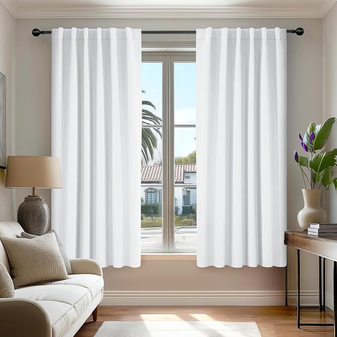 Deconovo Room Darkening Curtains, Thermal Insulated Noise-Reducing Window Panels by Deconovo